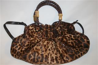 michael kors skorpios ring tote cheetah